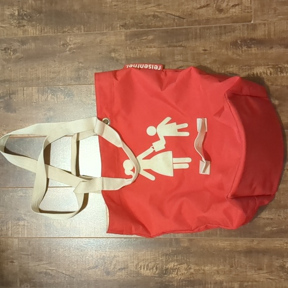Reisenthel Mother Child Reusable Shopping Tote Bag w/ Kid Handle Strap Pockets - Picture 1 of 5